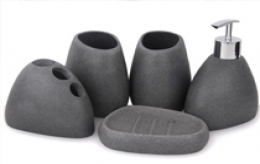 鹅卵石卫浴5件套
